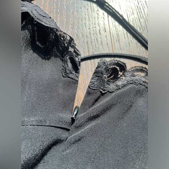Aritzia Wilfred Free Black lace mini dress XXS - Picture 10 of 11